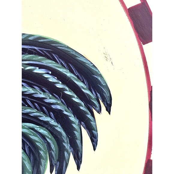 Vintage Rooster Ceramic Decorative Wall Plate Kitchen Farmhouse Art - Picture 4 of 8